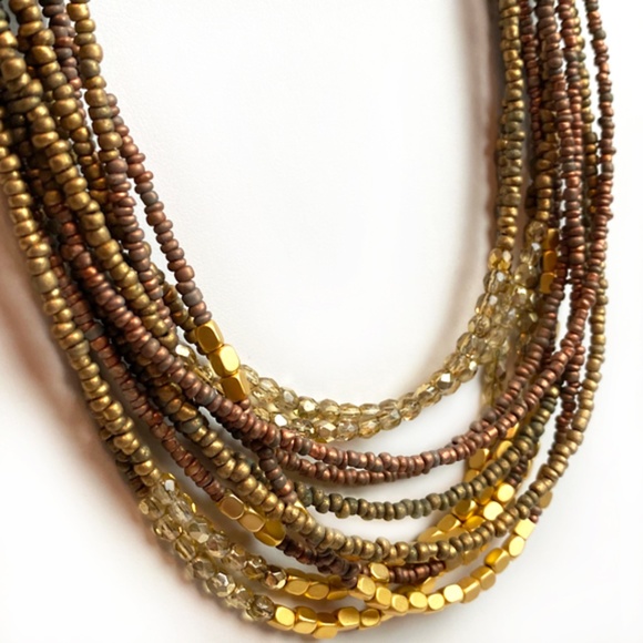 BANANA REPUBLIC🍂Autumn Leaves Necklace - Picture 1 of 4